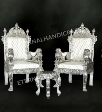 Silver Chair Set
