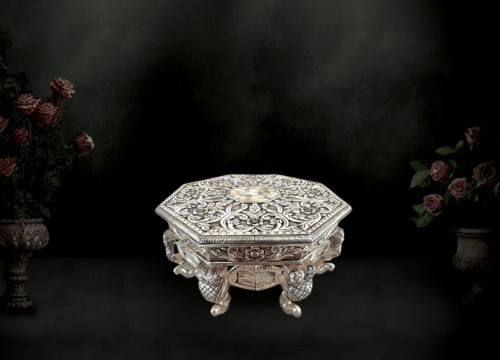 Eternal Handicrafts | Silver Chowki