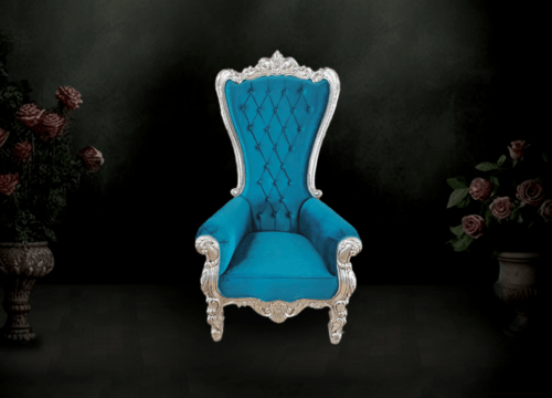 Eternal Handicrafts | Blue Silver Chair