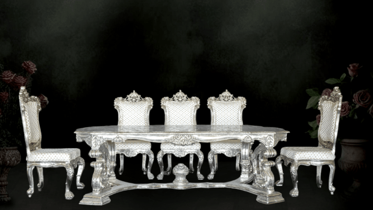 Silver Dining Table Set | Eternal Handicrafts