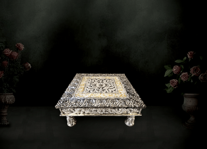 Eternal Handicrafts | Silver Chowki