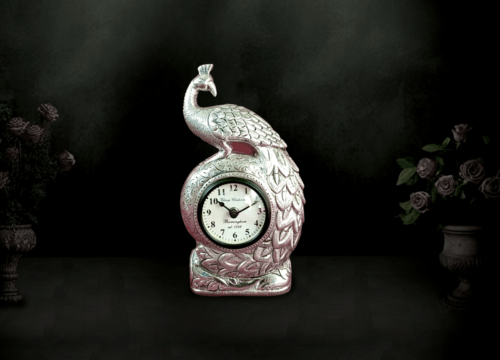 Silver Peacock Watch | Eternal Handicrafts