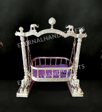 Silver Baby Swing-Cradle