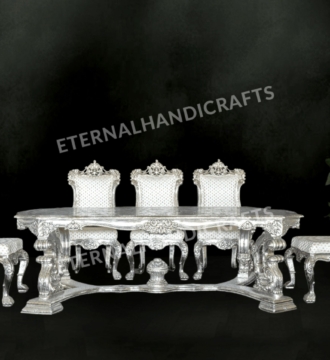 Silver Dining Table Set