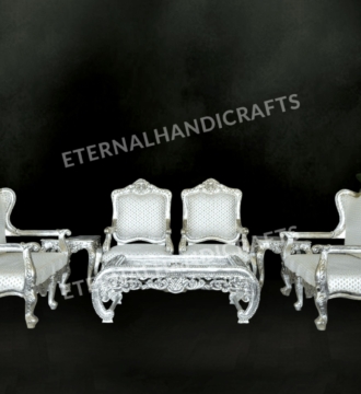Silver Sofa Set