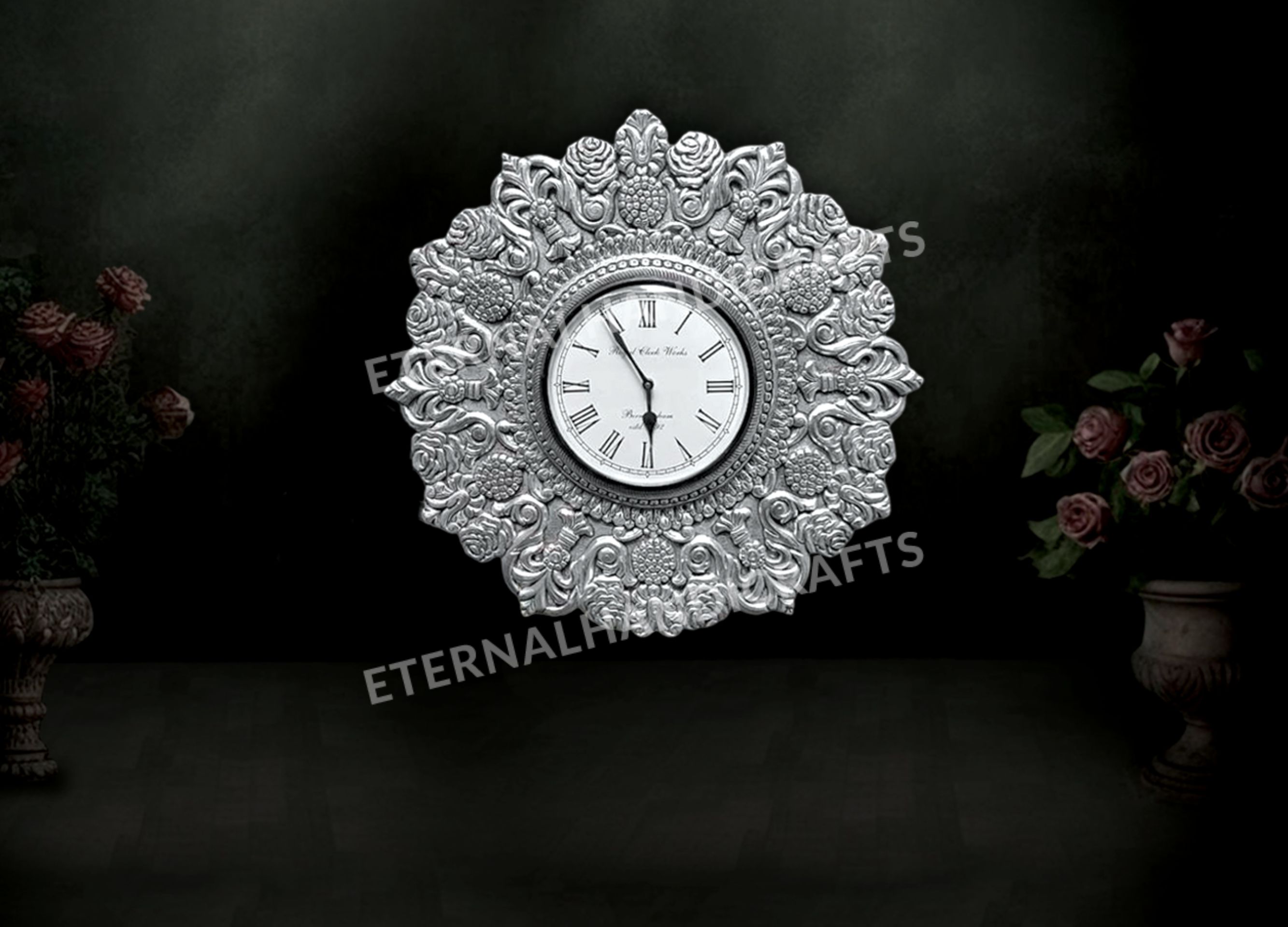 Vintage Clock With Antique Polish