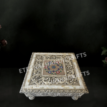 Silver Chowki/Pooja Stool