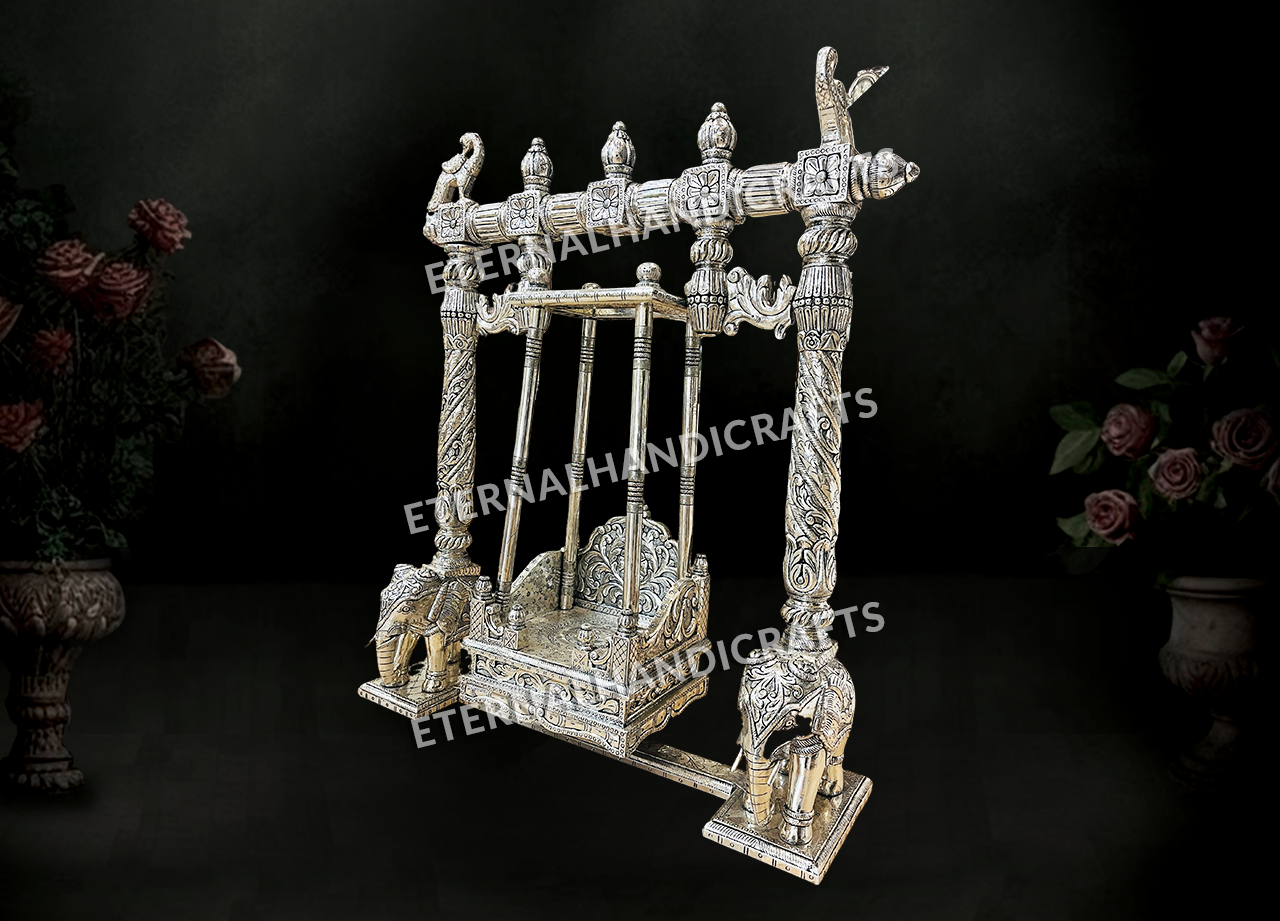 Shahi Virasat Silver Pooja Swings 03